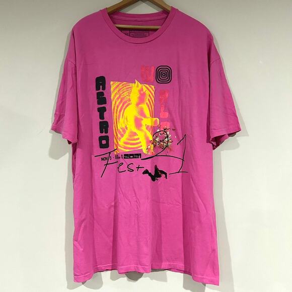 2021 Travis Scott Astroworld See You On The Other Side Tee Shirt - Picture 1 of 5